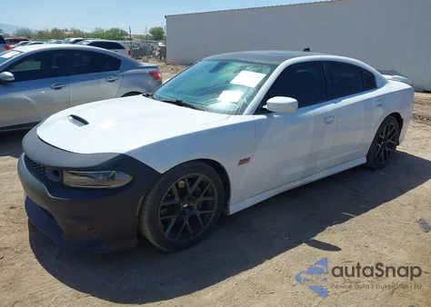 2018 Dodge Charger R/T Scat Pack Rwd z USA, uszkodzony, nr VIN 2C3CDXGJ4JH206822